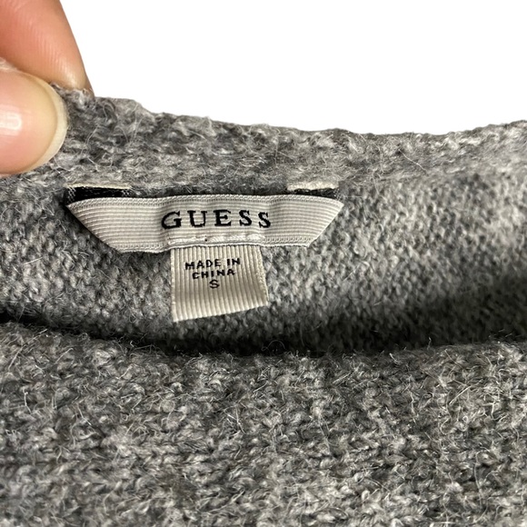 Guess Women's Gray Crop Knit Sweater - Picture 5 of 8